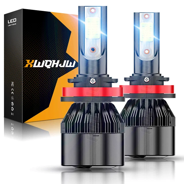 H11 LED HEADLIGHTS Low Beam Bulbs Kit For Freightliner Cascadia Truck
