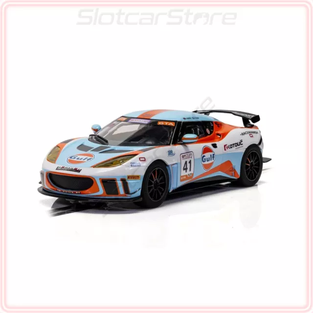 Scalextric C4183 SuperSlot Lotus Evora GT4 No.41 Gulf Edition 1:32 Auto Slotcar