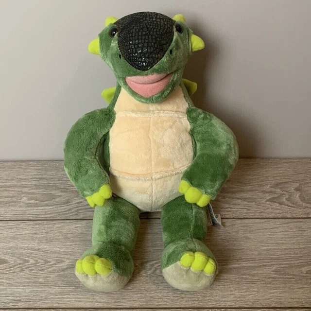 BUILDABEAR BAB GREEN Ankylosaurus Dinosaur With Spikes 18” Retired