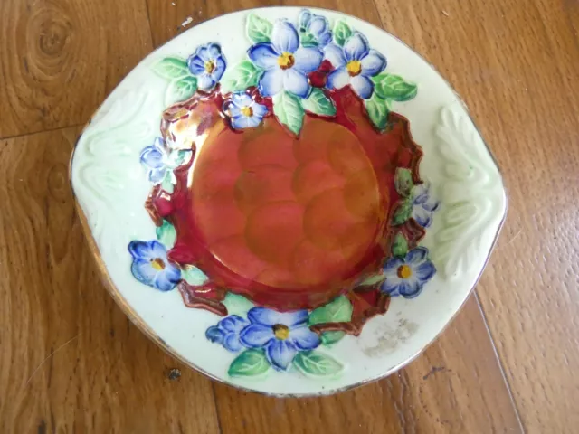 Maling Embossed Blossom Bough pattern dish patt. 6567 made 1950-1955