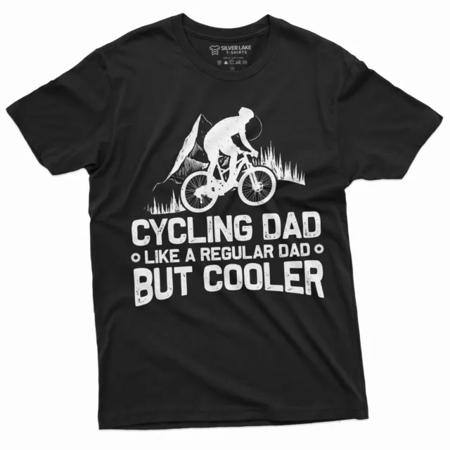Cycling Dad T-shirt Biker Father's Day Father Sports T-shirt Cool Dad Gift Tee
