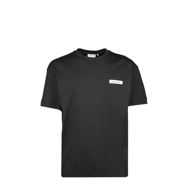 Calvin Klein Cloud Photo Back Print T-Shirt Uomo K10K111120 BEH Ck Black