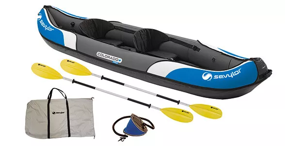 Kayak gonflable SEVYLOR COLORADO PRO. + 1 pagaie démontable + 1 gonfleur.