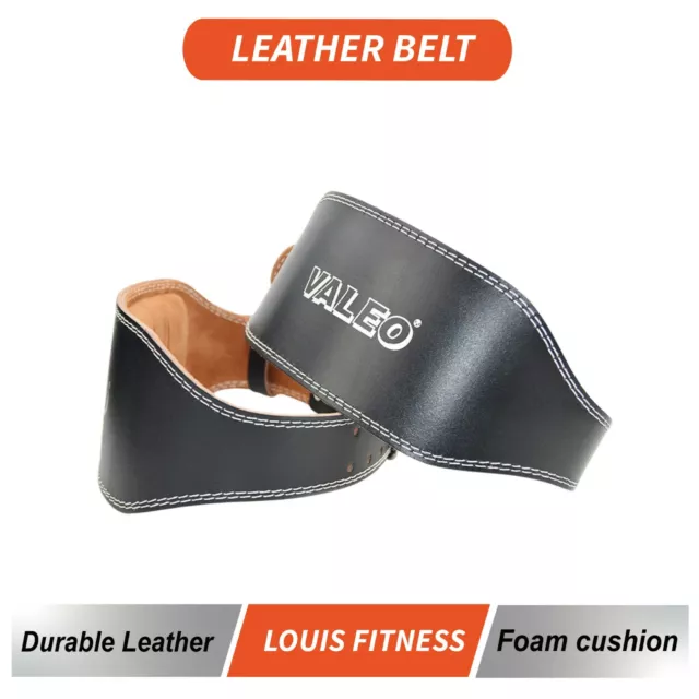 Leather Weight Lifting Belt Gym Training Belt Bodybuilding Straps Support