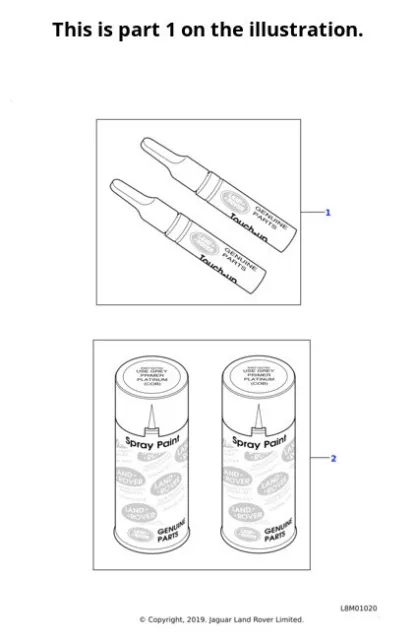 Land Rover Genuine Paint Kit Pencil Fits Discovery 1 Range Rover RTC6415VT