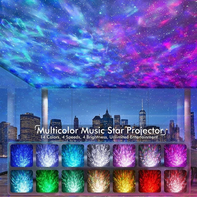 Dinosaur Egg LED Starry Sky Light Galaxy Projection Light Bluetooth Music Crack