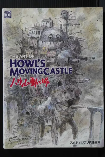 JAPON Ghibli la série d'art "Le château mobile de Howl" Livre d'art