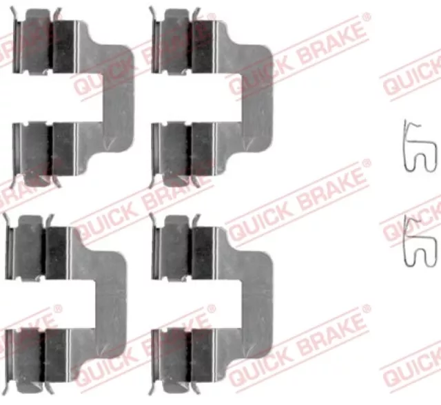 QUICK BRAKE Zubehörsatz, Scheibenbremsbelag Hinten 109-1245