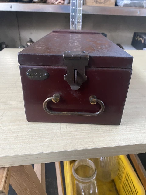 Cassetta Portavalori Cassetta Di Sicurezza Vintage Epoca Banca Cassaforte