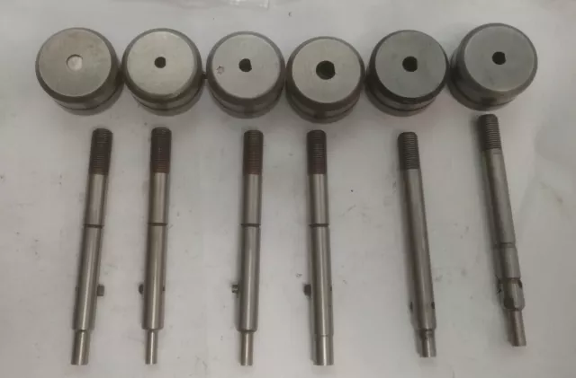 Single D Punch, 1/2" Body for Strippit 1-1/4 " STATION Multiple Sizes