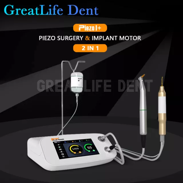 Dental Piezo Surgery&Implant Motor Device 2IN1 SURGIC TOUCH BoneCutter Greatlife 3