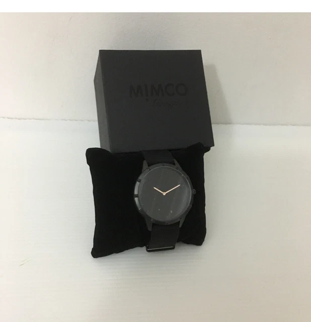 MIMCO MISS MIM Watch Jet Black RRP 249 Womens New BNIB Free