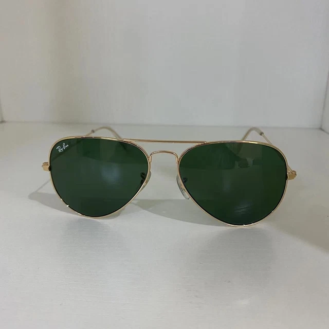 Ray-Ban Aviator Small Arista Metal Green 52 mm Sunglasses Ray-Ban Aviator Small Arista Metal Green 52 mm Sunglasses