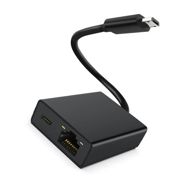 Adaptateur USB Vers Ethernet Micro USB Pour Raspberry Pi Zero 1.3/W - Plug & Play, 10/100 Mbps, Compact Et Fiable