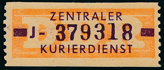 DDR-Dienst, B 22 J, Schwerin, tadellos postfrisch, Befund Paul, Mi. 170,-