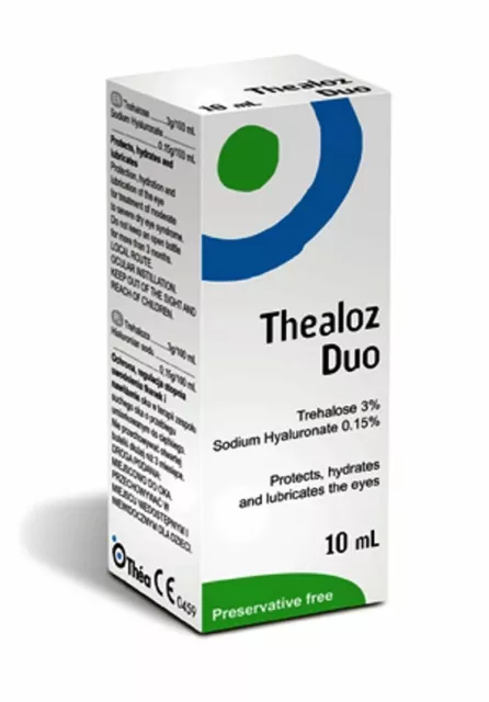 Conservante Thealoz Duo 10 ml espectro Thea libre para ojo seco Hyabak trehalosa