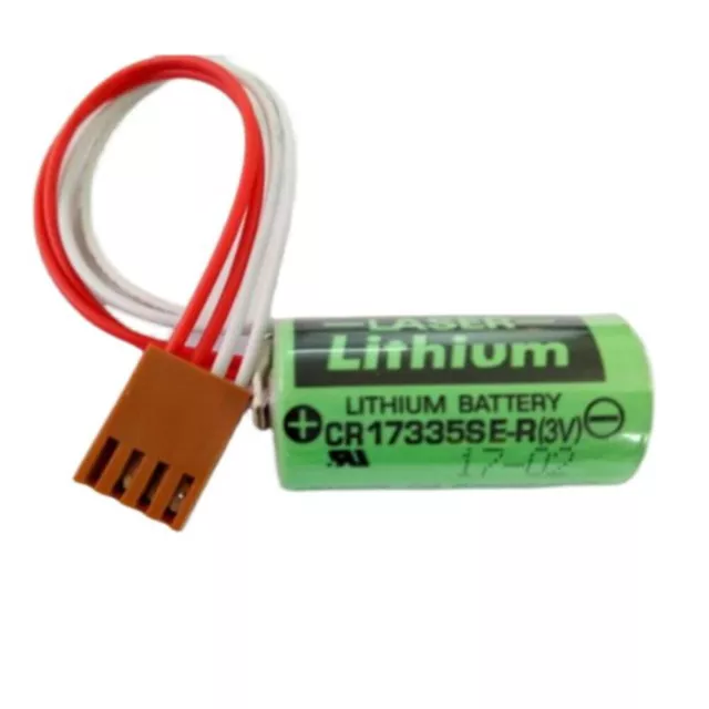 1700mAh CR17335SE-R 3V PLC Battery with 4-pin plug Non-rechargeable