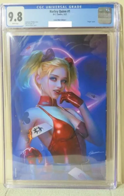 Harley Quinn #1 Virgin Variant Shannon Maer Comic Mint Ed C CGC 9.8 w/ COA