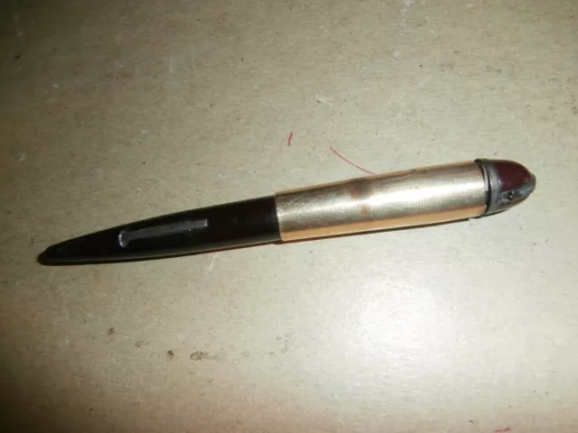 Vintage 14k Gold Nib  Eversharp Skyline Fountain Pen 1/10 12K GF - as-is