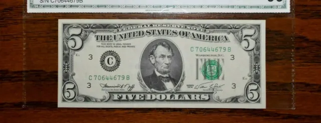 1974 $5 Federal Reserve Note 💲 Gem Uncirculated