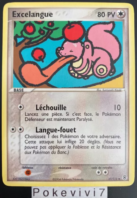 Carte Pokemon EXCELANGUE 37/112 Bloc EX Rouge Feu Vert Feuille FR NEUF