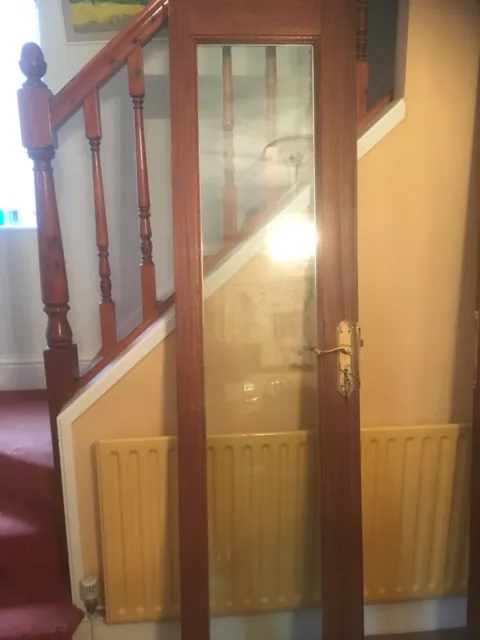 French Doors Hardwood Timber Double Glazed Internal Used Excellent Condition