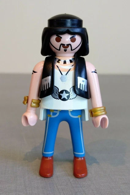 Personnage Figurine Playmobil du set 5280 Motard Américain Chopper Biker USA