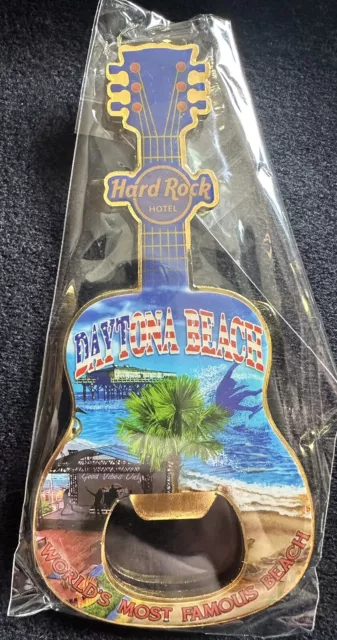 Hard Rock Hotel Daytona Beach Florida Bottle Opener Magnet Brand New Cafe