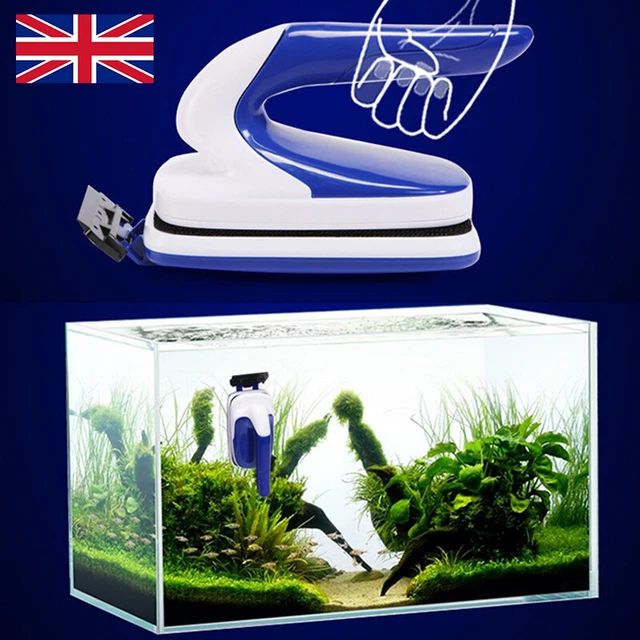 Floating Magnetic Cleaning Brush Aquarium Fish Tank Glass Scraper Cleaner Tools