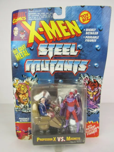Vintage Toybiz "Steel Mutants" 1994 Marvel X-Men Steel Mutants Professor X vs Ma