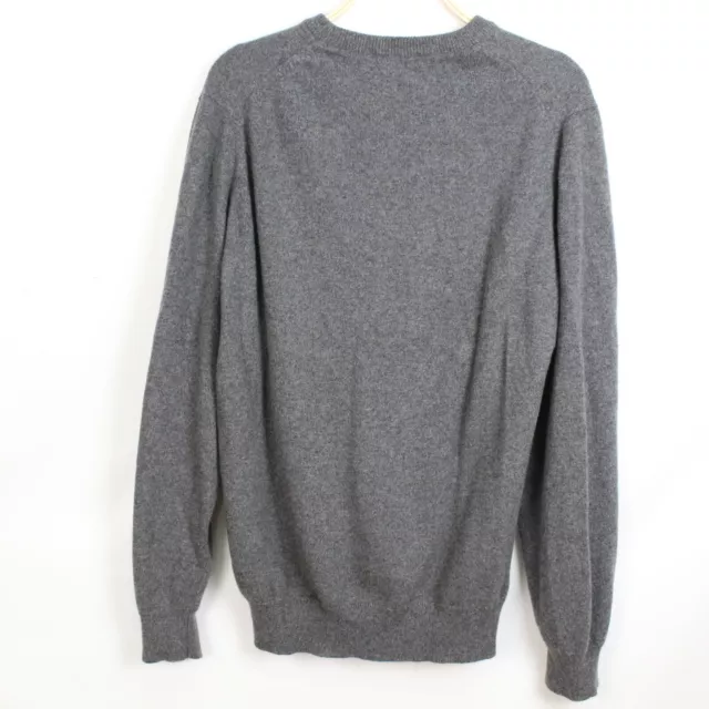 Maglione Brooks Brothers da Uomo Grigio 100% Cashmere Taglia 52 Taglia XL 2