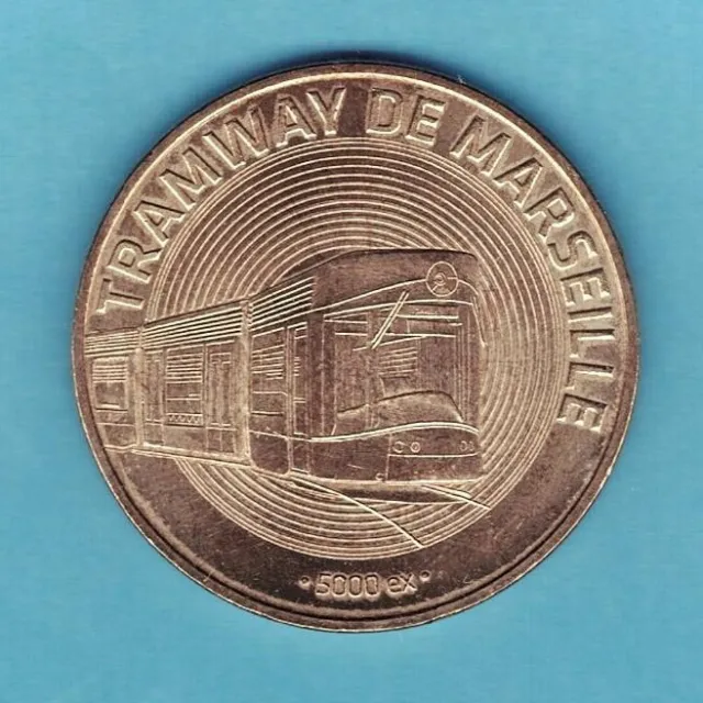 A  Saisir Medaille Touristique  Monnaie De Paris   Tramway De Marseille  2008