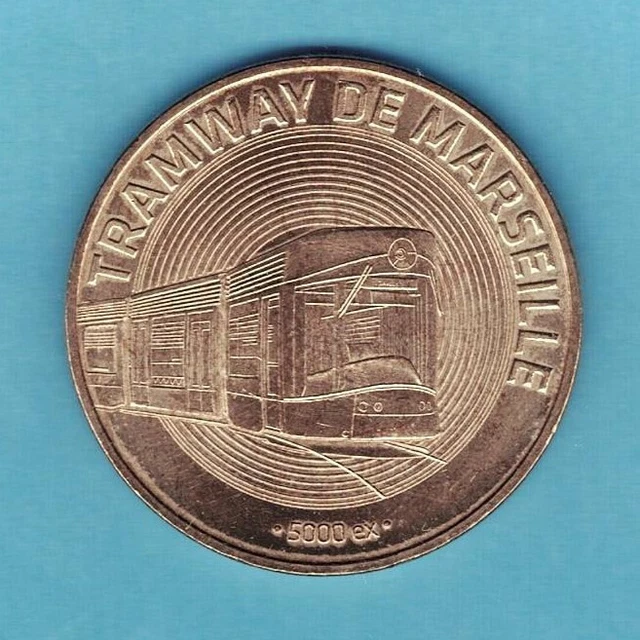 A  Saisir Medaille Touristique  Monnaie De Paris   Tramway De Marseille  2008