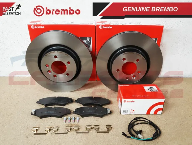 For Land Rover Discovery 4 Sdv6 Xs Front Genuine Brembo Brake Discs Pads Sensor