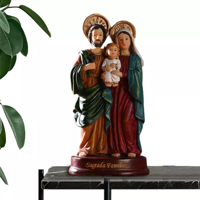 Heilige Familie Figur 5,5" hohe Statue Maria Joseph Kind Jesus katholische Statu
