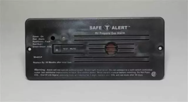 MTI Industries 12V 30 Series Safe-T-Alert Flush Mount RV Propane/LP Gas Alarm