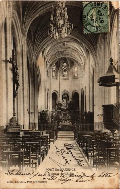 CPA Pont Ste-MAXENCE - Interieur de l'Église (291087)