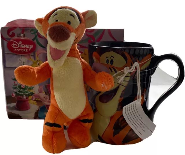 Disney Store Tigger Mug & Tigger Soft Toy Winnie The Pooh Friend New In Box
