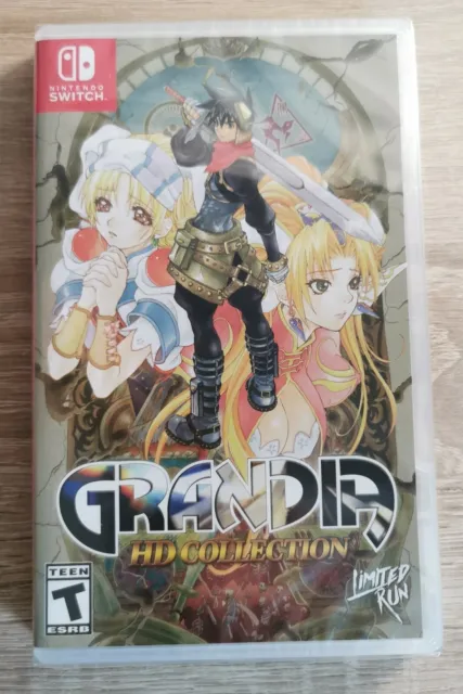 Grandia HD Collection ENGLISH Limited Run Games/LRG #080 NINTENDO SWITCH SEALED!