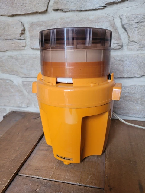 Ancien Robot Hachoir Moulinex Cuisine Vintage Orange