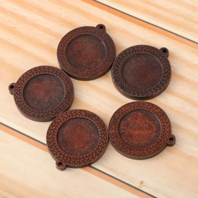 10 Pcs Bamboo Accessory for Making Necklace Keychain Accessories