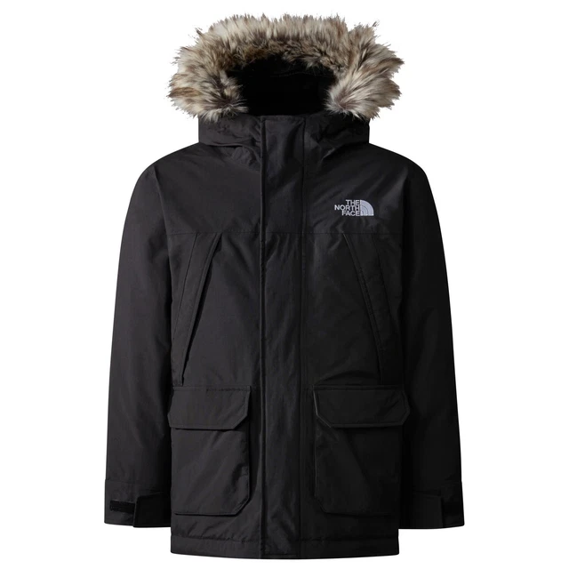 THE NORTH FACE BOYS 550 REVERSIBLE BLUE DOWN PUFFER JACKET COAT