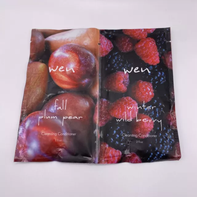 WEN Fall Plum Pear & Winter Wild Berry Cleansing Conditioner 2 oz Travel