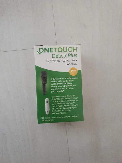 ONE TOUCH Delica Plus Lanzetten 200 Stück - PZN 14817354 - MHD 04/25