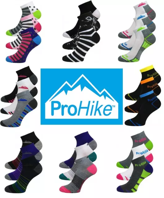 Ladies Multi Purpose Pro Hike Performance Trainer Liner Sport Socks Shoe 4 to 8