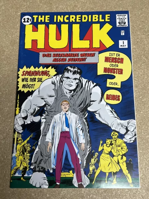The Incredible Hulk (1999) #1 German Edition Euro Reprint Marvel Comics Vf/Nm-