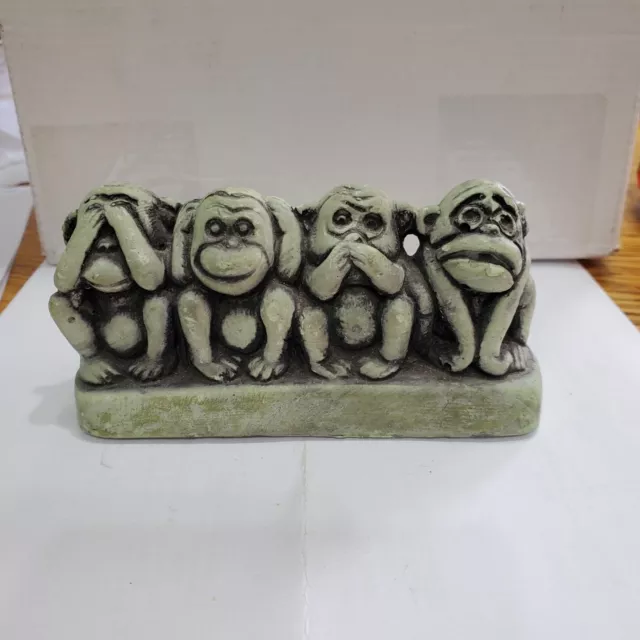 Vintage Four Monkeys, See, Speak, Hear  and No Evil