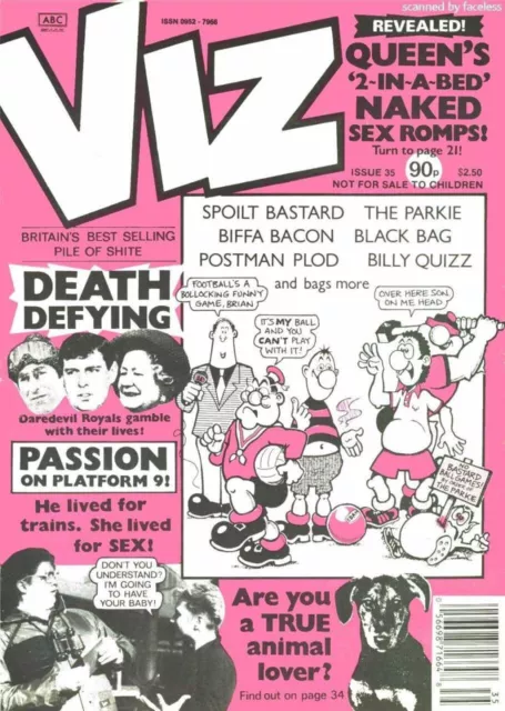 Viz Magazine Issue 35 Roger Mellie  Biffa Bacon-New Mint