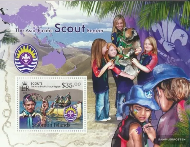 Salomoninseln miniature sheet 126 (complete. issue.) MNH 2013 Scouts