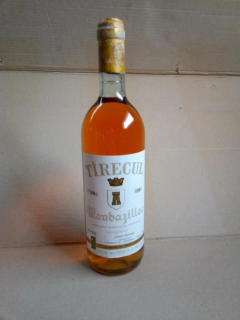 Monbazillac Blanc Liquoreux 1988 (Très rare avec défaut d'étiquette)